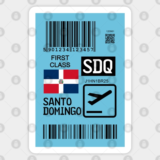 Santo Domingo Dominican Republic Magnet by Travellers